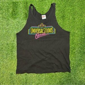 Hanes Black Universal Studios Tank Top